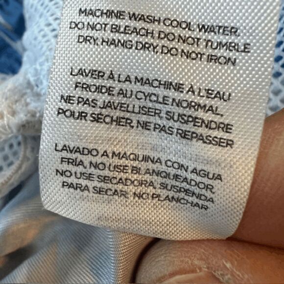 Trunks Surf & Swim Co Men's Palm Elastic Waist Drawstring Swim Shorts Blue Small - Picture 5 of 7